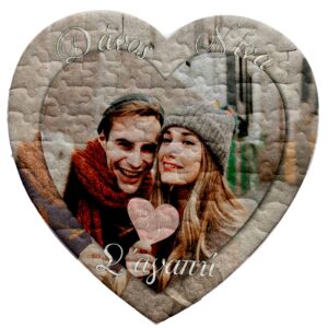 Προσωποποιημένο Puzzle Αγίου Βαλεντίνου Καρδιά Φωτό