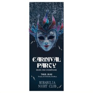 Αποκριάτικο Banner - Μουσαμάς, Για κάθε Σας Εκδήλωση