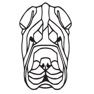 Κοπτικά Σχέδια Απο Plexi Glass Και Ξύλο Προσωπ/να - Σκύλος