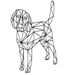 Κοπτικά Σχέδια Απο Plexi Glass Και Ξύλο Προσωπ/να - Σκύλος