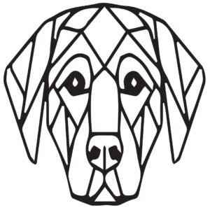 Κοπτικά Σχέδια Απο Plexi Glass Και Ξύλο Προσωπ/να - Σκύλος