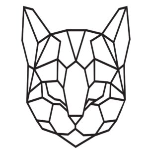 Κοπτικά Σχέδια Απο Plexi Glass Και Ξύλο Προσωπ/να - Γάτα