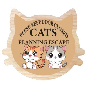 Κορνίζα Ξύλινη Προσωπ/νη 3D - Cats Planning Escape