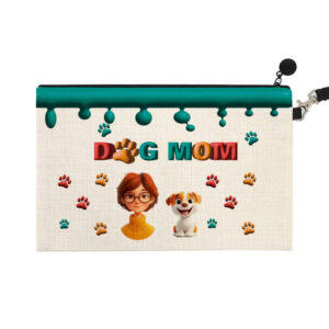 Τσαντάκι Με Φερμουάρ Προσωποποιημένο - Dog Mom
