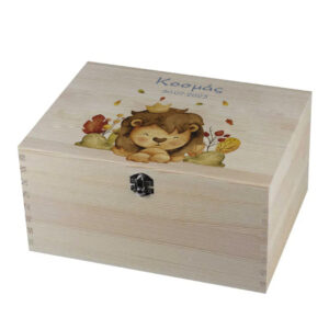 Πολυτελές Ξύλινο Κουτί για Βαπτιστικά Ρούχα