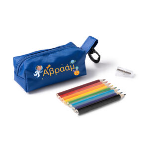 Σετ Κασετίνα με Ξυλομπογιές – Θήκη Ζωγραφικής με Κλιπ