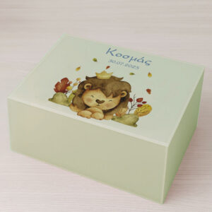 Πολυτελές Ξύλινο Κουτί για Βαπτιστικά Ρούχα