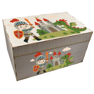 Πολυτελές Ξύλινο Κουτί για Βαπτιστικά Ρούχα