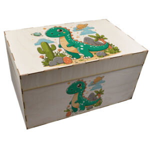 Πολυτελές Ξύλινο Κουτί για Βαπτιστικά Ρούχα