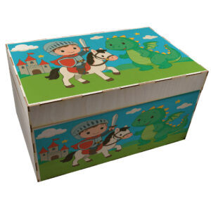 Πολυτελές Ξύλινο Κουτί για Βαπτιστικά Ρούχα