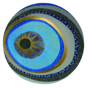 Σουβέρ Στρόγγυλο με εκτύπωση πολύχρωμου σχεδίου