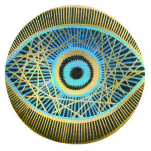 Σουβέρ Στρόγγυλο με εκτύπωση πολύχρωμου σχεδίου