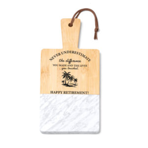 Προσωποποιημένο Ξύλο Κοπής - "Happy Retirement!"