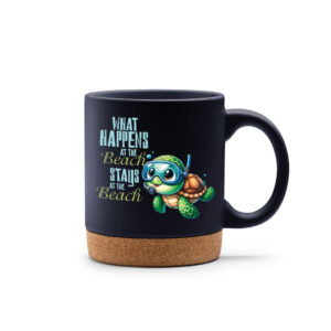 Κούπα Κεραμική Εξατομικευμένη– "What Happens At The Beach"