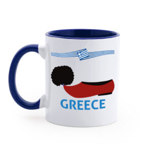 Κούπα Κεραμική Εξατομικευμένη Με Πολύχρωμο Σχέδιο - "Greece"