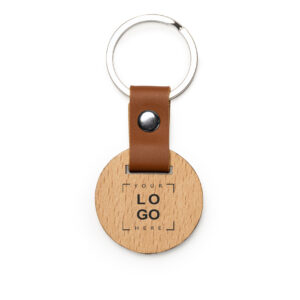 Ξύλινο Μπρελόκ με Λουράκι – Εκτύπωση ή Χάραξη