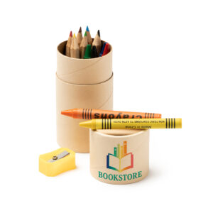 Οικολογικό Σετ Ζωγραφικής σε Κύλινδρο με Όνομα – Δώρο Πάρτυ