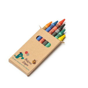 Οικολογικές Κηρομπογιές με Όνομα & Κουτί – Δώρο Κέρασμα