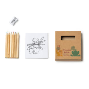 Οικολογικό Σετ Ζωγραφικής με Ξυλομπογιές – Δώρο Πάρτυ