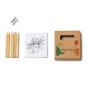 Οικολογικό Σετ Ζωγραφικής με Ξυλομπογιές – Δώρο Πάρτυ