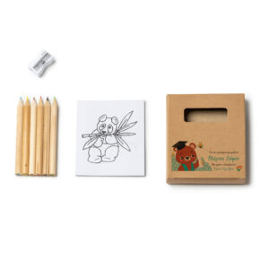 Οικολογικό Σετ Ζωγραφικής με Ξυλομπογιές – Δώρο Πάρτυ