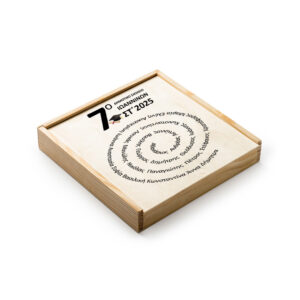 Σετ 4 Ξύλινα Επιτραπέζια Παιχνίδια σε Προσωποποιημένο Κουτί