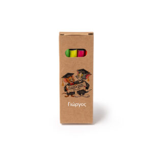 Οικολογικές Ξυλομπογιές με Όνομα & Εκτύπωση – Δώρο Κέρασμα