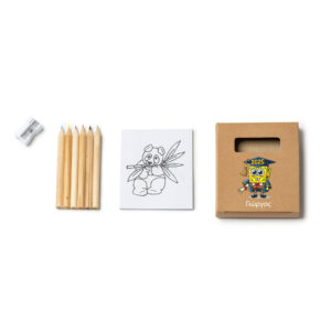 Οικολογικό Σετ Ζωγραφικής με Ξυλομπογιές – Δώρο Πάρτυ