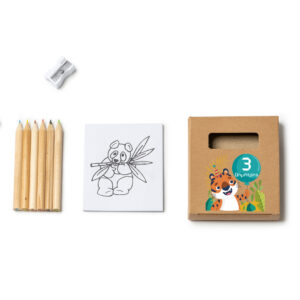 Οικολογικό Σετ Ζωγραφικής με Ξυλομπογιές – Δώρο Πάρτυ