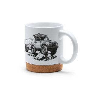 Κεραμική Κούπα με Φελλό & Εκτύπωση – Custom Mug