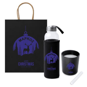 Προσωπ/μένο Σετ Δώρων Μπουκάλι + Αρωμ.Κερί Νο 355