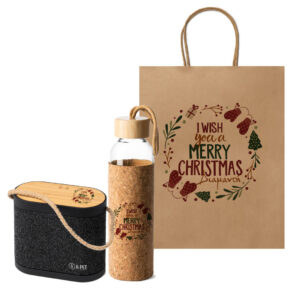 Προσωπ/μένο Σετ Δώρων Μπουκάλι Φελλός + Ηχείο Bluetooth 357