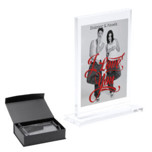 Custom Διακοσμητικά Δώρα Για Ερωτευμένους - Πλακέτα Γυάλινη