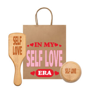 Προσωπ.Σετ Περιποίησης Τσάντα, Βούρτσα & Καθρέφτης Bamboo