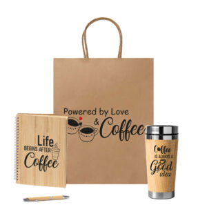 Οικολ. Δώρα Γραφείου Από Φυσικό Βamboo Για Λάτρεις Του Καφέ