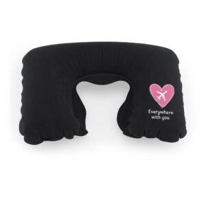 Μαξιλάρι Ταξιδιού - Custom μαύρο μαξιλάρι αυχένα