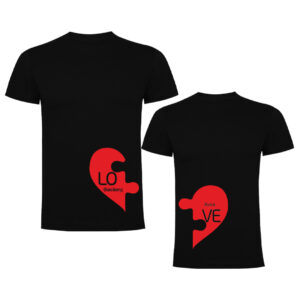 Μπλούζα Αγάπης με Εκτύπωση - Ρομαντικό Δώρο - Σετ