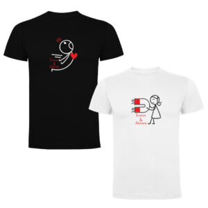 Μπλούζα Αγάπης με Εκτύπωση - Ρομαντικό Δώρο - Σετ