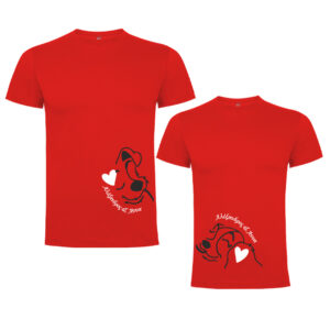 Μπλούζα Αγάπης με Εκτύπωση - Ρομαντικό Δώρο - Σετ