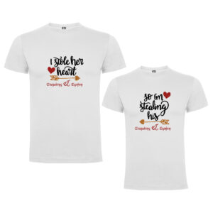 Μπλούζα Αγάπης με Εκτύπωση - Ρομαντικό Δώρο - Σετ