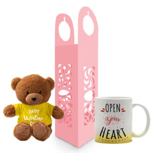 Προσωποποιημένο Σετ Δώρου σε Πολυτελή Θήκη Με Καρδιές